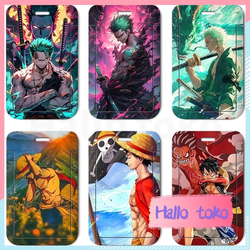 

One Piece Yang Keren Zoro Luffy,Pesanan Produk Hadiah Kustom Dan Diskon Grosir ID Card Holder Cartoon Card Sleeve Photocard Pelindung Kartu Case Tali Lanyard Card Holder Foto Dengan Gantungan Kunci School ID Card Holder