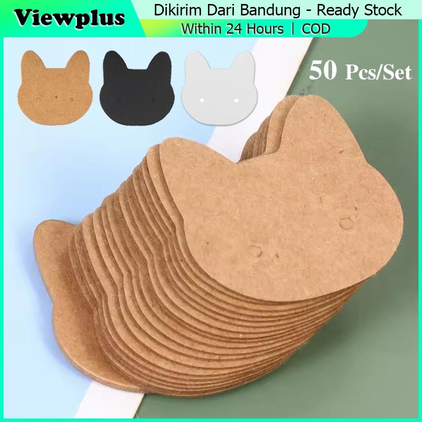 

50Pcs Bungkus Packaging Anting / Alas Packing Anting / Tag Anting / Bungkus Kemasan Packing Plastic Wrap Aksesoris Earring