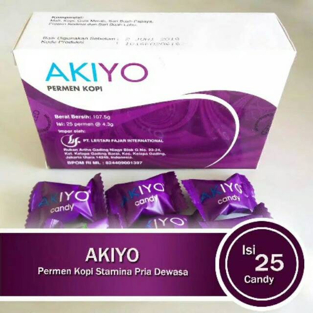 

Akiyo Candy Coffe Original Permen Kopi Herbal