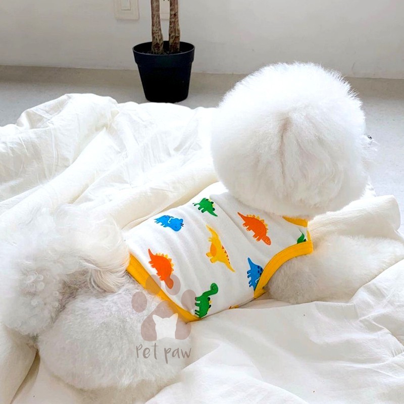 ASEPPSHOP  Baju Anjing Kucing Dino Tank Top Premium
