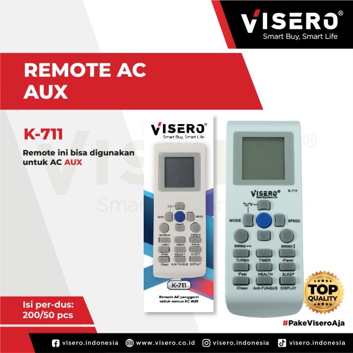 AUX Remot AC Standard / Inverter Multi Universal