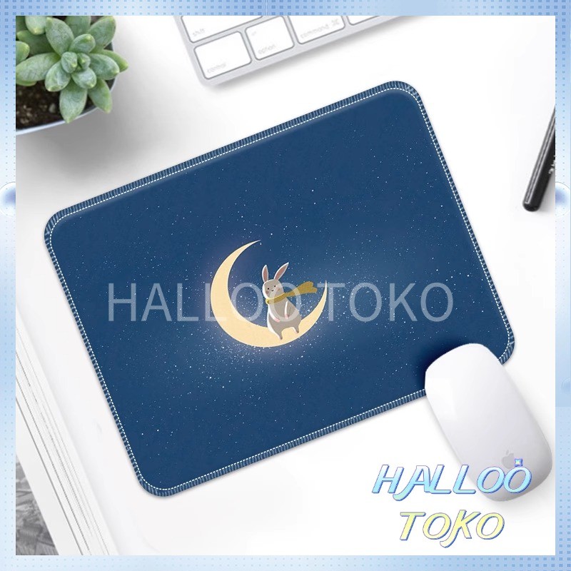 【Diskon Lebaran】Kelinci Di Bawah Langit Malam,READY STOCK Custom Gaming Mousepad Antislip,Komik Jepa