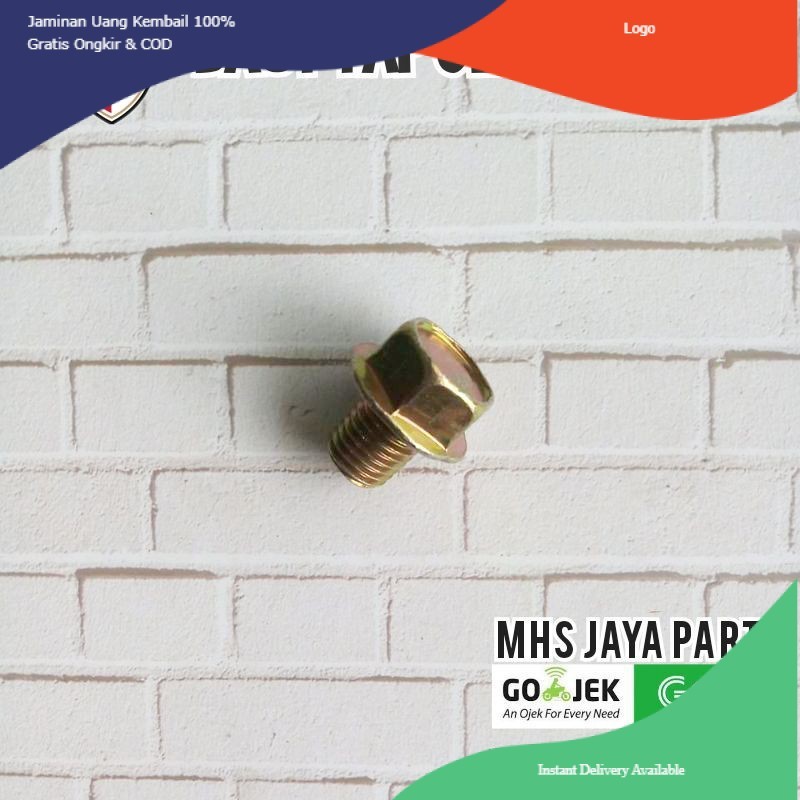 BAUT TAP OLI HONDA BAUT PEMBUANGAN OLI MOTOR HONDA