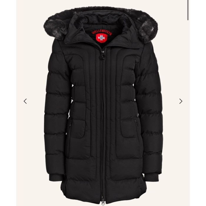 Wellensteyn Size Small Quilted Coat BELVITESSE Long with faux fur Baju Jaket Hangat Musim Dingin Ori