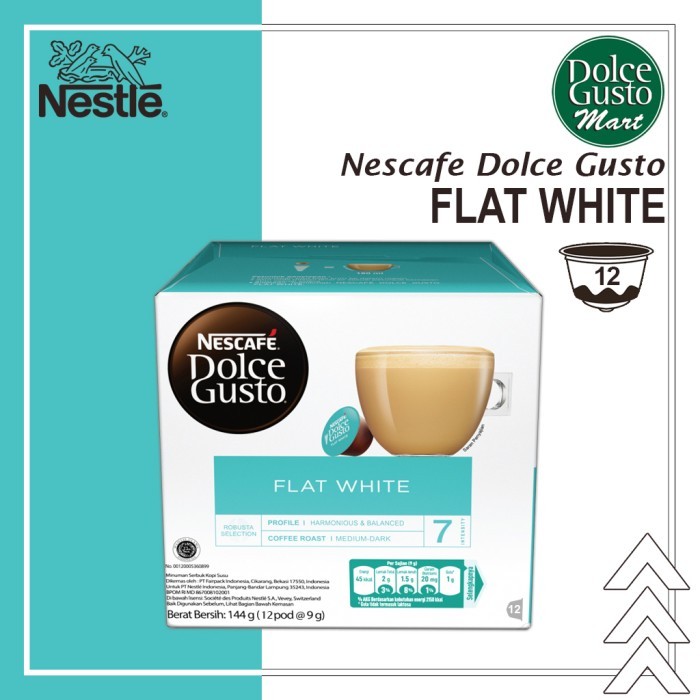 

[[New]]Promo Capsule Nescafe Dolce Gusto Box Kopi Kapsul Original Nestle - FLAT WHITE
