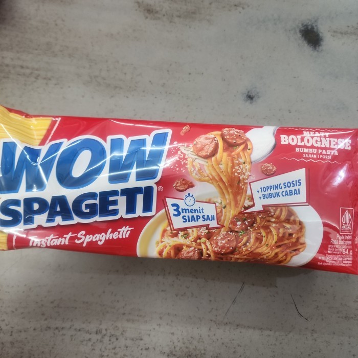 

wow spageti instan bolognaise 88 gr