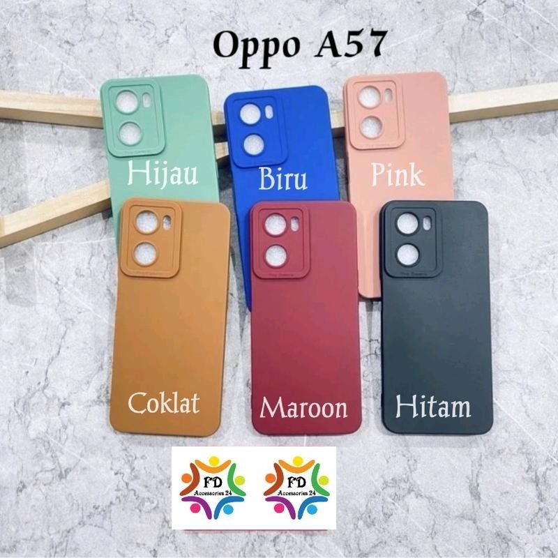 SoftCase Macaron Untuk Hp Oppo A57 2022 Tpu Procamera