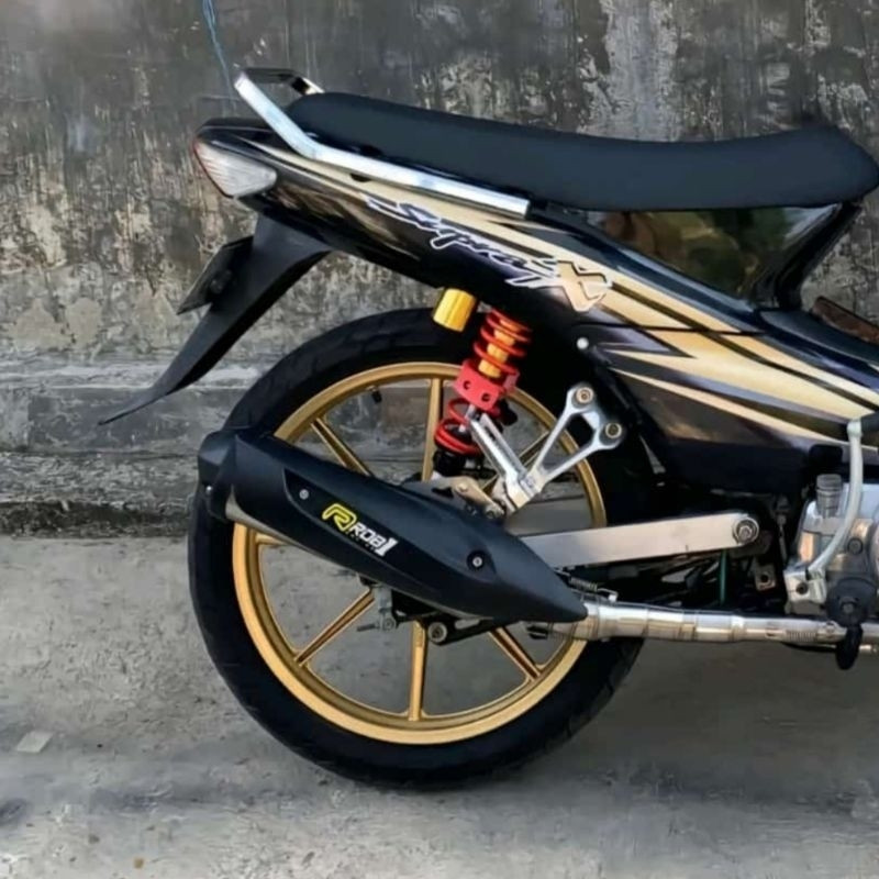 rob 1 bebek KNALPOT ROB1 untuk motor bebek supra X, karisma, jupiter smash, jupiter dll