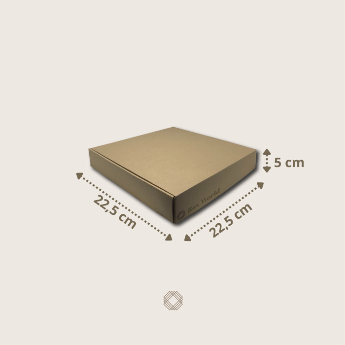 

Ear Lock Mailer 22,5x22,5x5 | Karton/Kardus/Box/Packaging Makanan, Kue, Baju