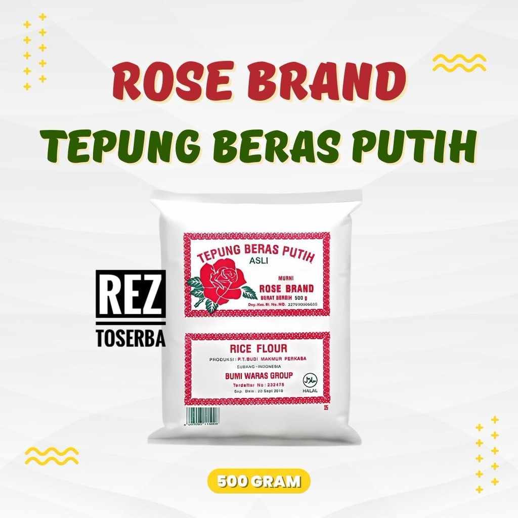 

Tepung Beras Rose Brand 500Gram