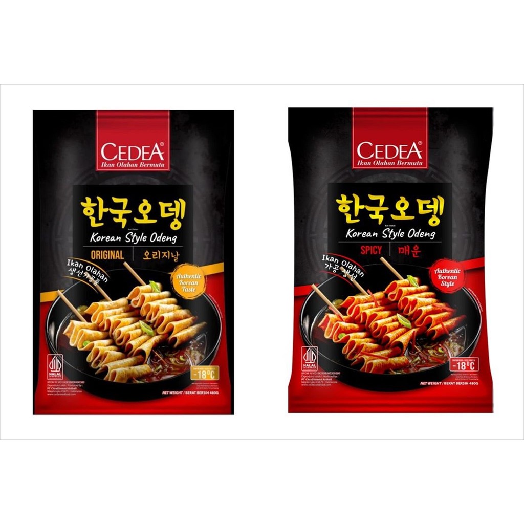 

Cedea Korean Odeng Original atau Spicy 480 Gr