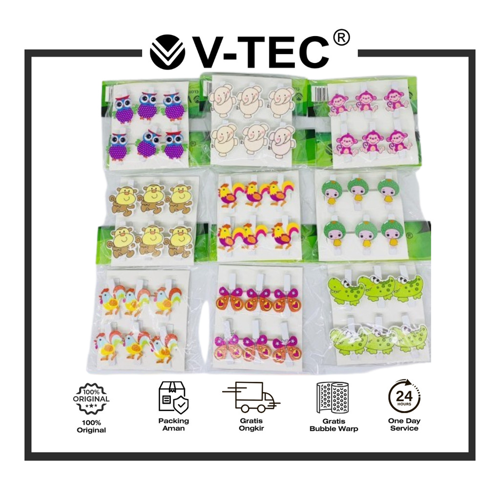 

V-TEC CLOTHES PIN FANCY TYPE 645 GBR PCS