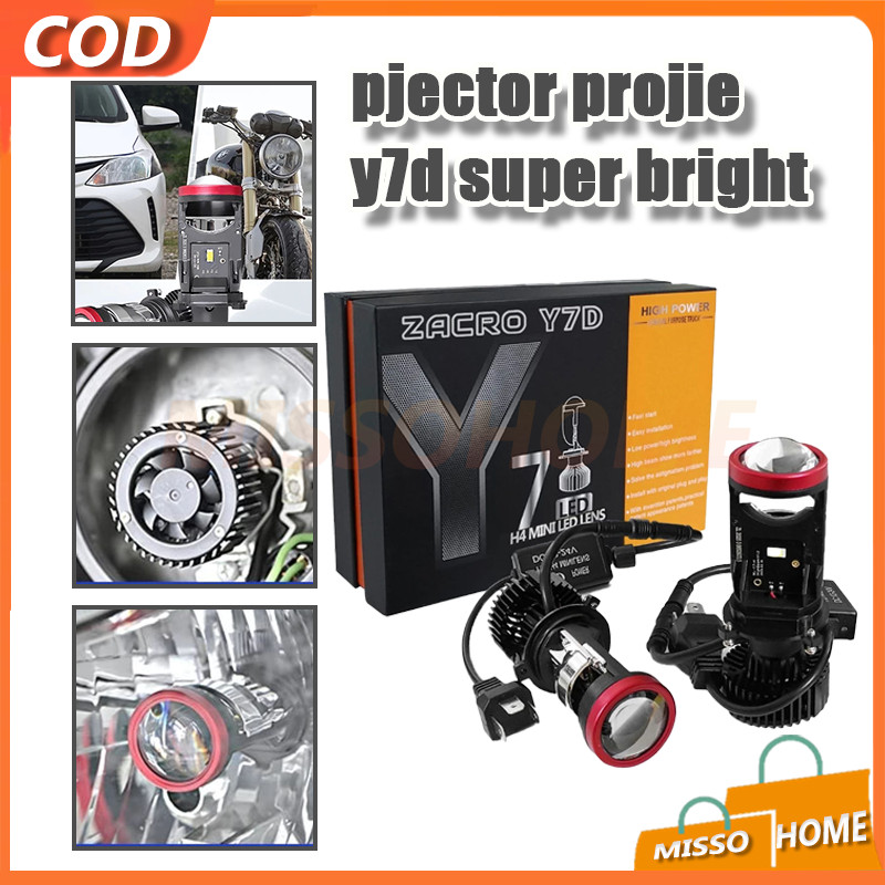 pjector projie y7d super bright/Lampu Led Mobil Motor Mini Projector Projie