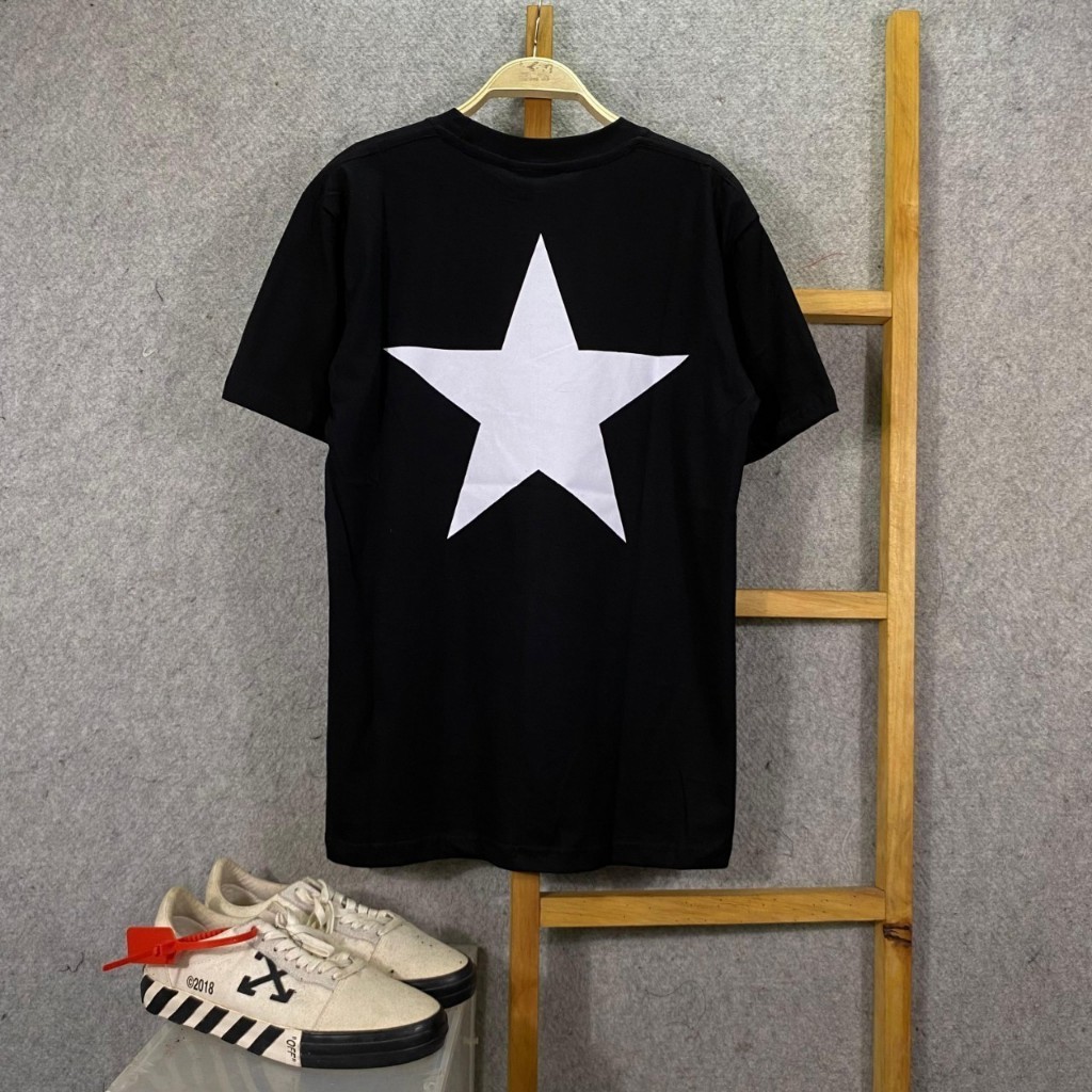 BAJU KAOS TSHIRT ESSENTIALS FOG FEAR OF GOD STAR BLACK