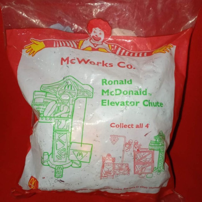 KY562 Ronald Elevator Chute McWorks Happy Meal MC Donalds | ACTION FIGURE