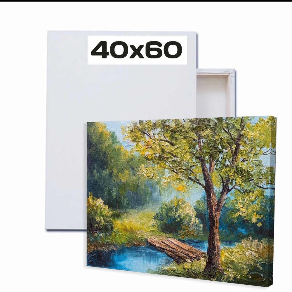 

HAFKAMSHOP Kanvas Lukis 40x60 cm - Painting Canvas Oil, Acrylic, Watercolor - Cat Minyak, Akrilik & Air