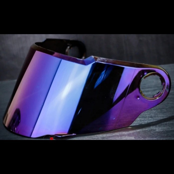 Flat Visor Iridium Helm Zeus Z811 Z813 ZS811 ZS813 811 813 ORIGINAL - Blue