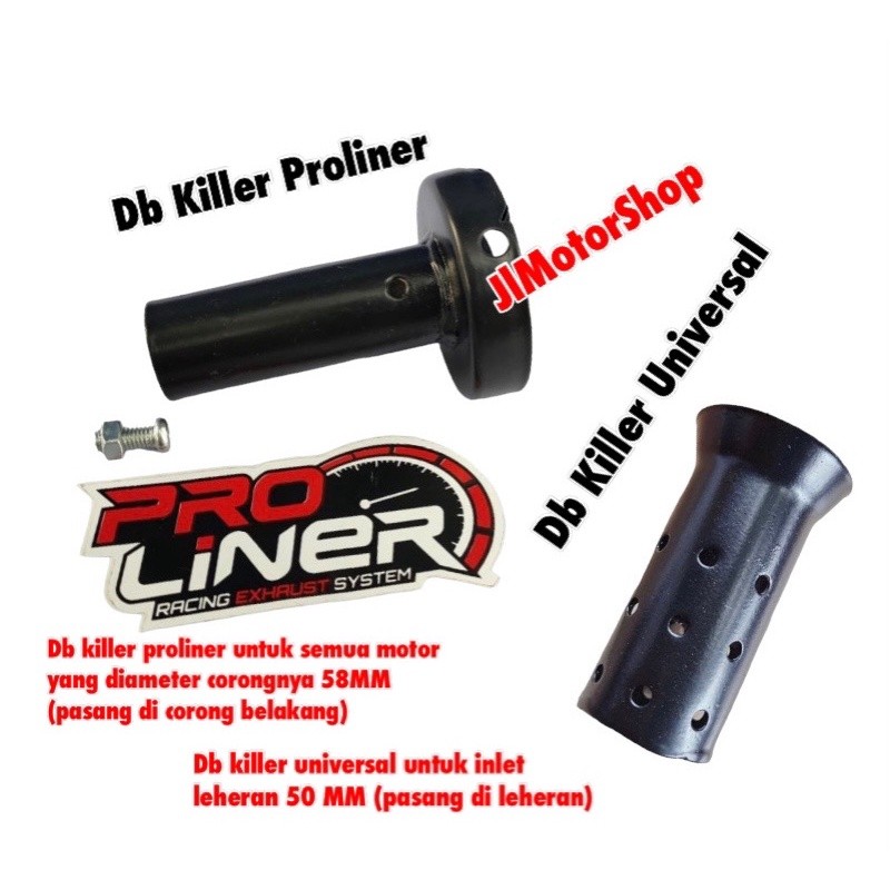 KLIKMAUSHOP DB Killer ProLiner TR1 TR1-R Peredam Suara Proliner Pro Liner TR1 TR1 R SEMUA Knalpot In