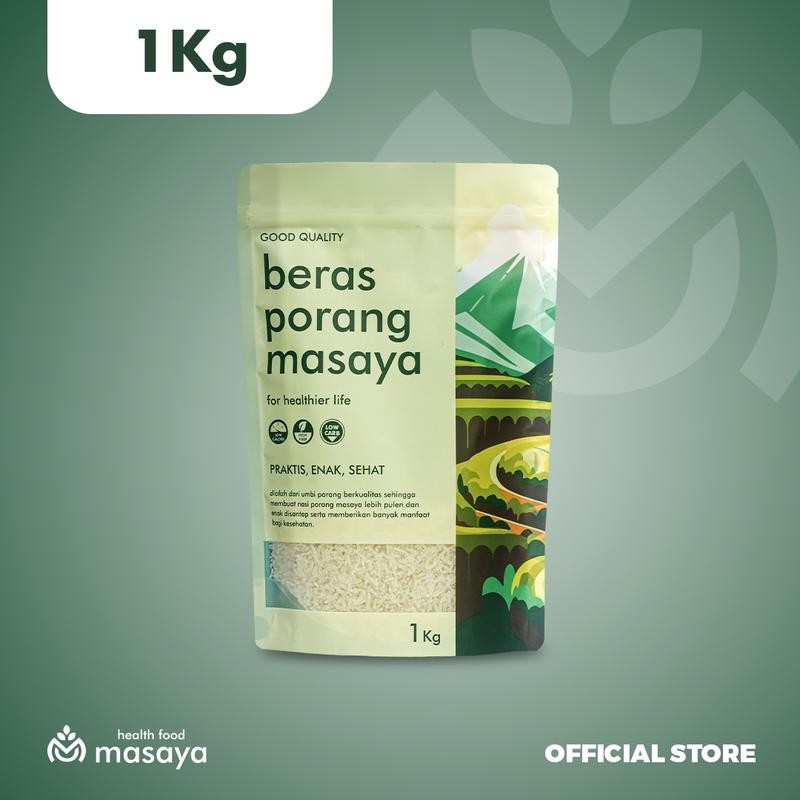 

1kg MASAYA BERAS PORANG - shirataki konjac healthy food Nasi Rice