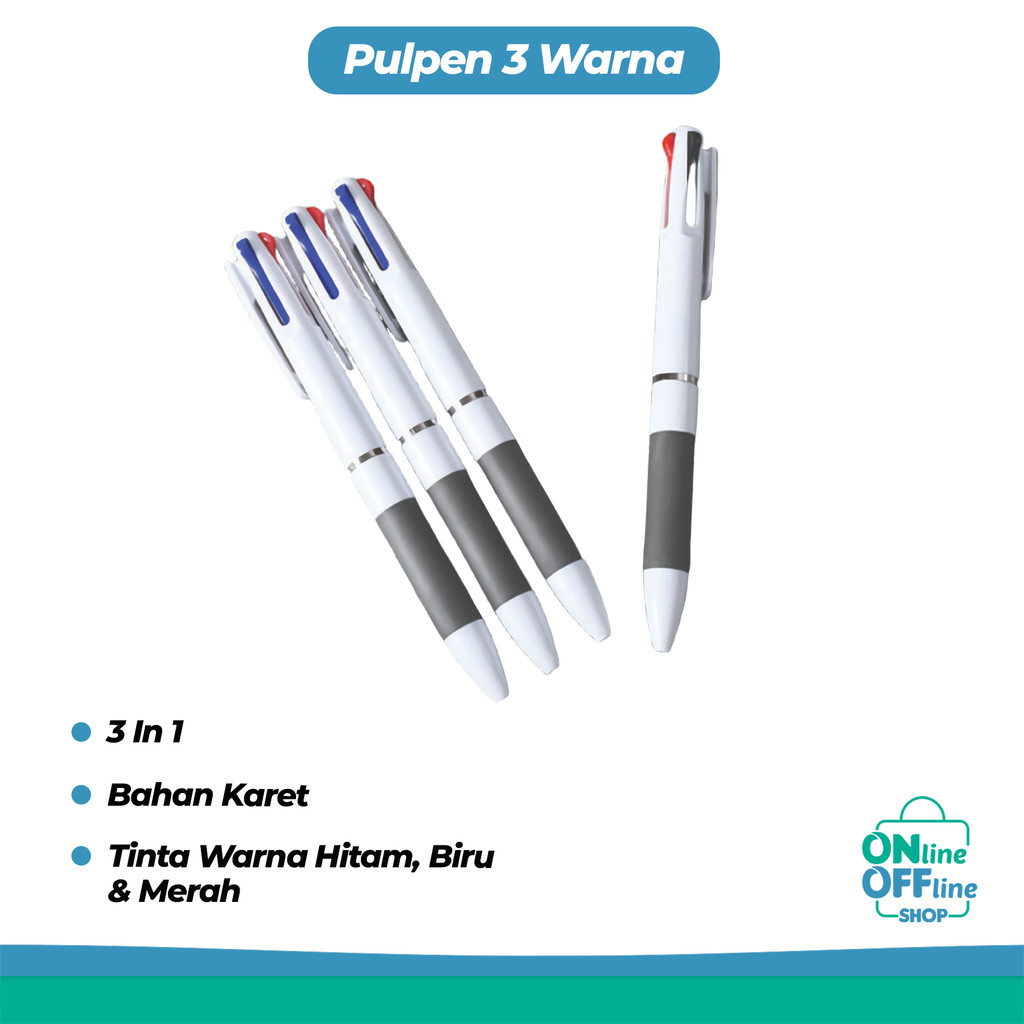 

Pulpen 3 Warna Pulpen 3 in 1 Import 818