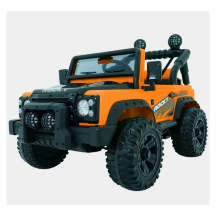 Mobil Besar Anak Jeep Aki Remot Kontrol Mainan Anak Unisex Ban Karet