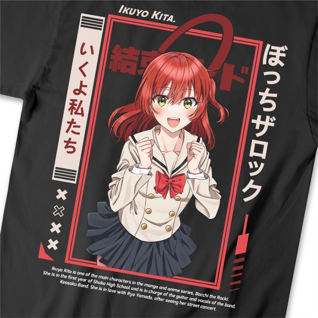 Kaos Anime Bocchi The Rock Ikuyo Kita