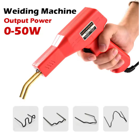 Stapler Panas Staples Welding Kawat Las Tembak 500 PCS Berbagai Model Alat Perbaikan Barang Plastik
