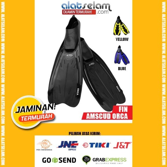 

promo -Fin AmScuD Orca 992454 - Hitam, 43-44