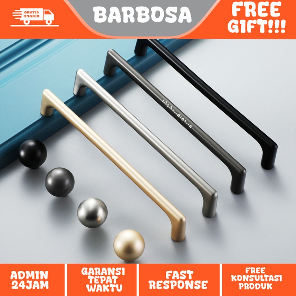 H101-KB Handle Knob Bulat Tarikan Aluminium Laci Lemari