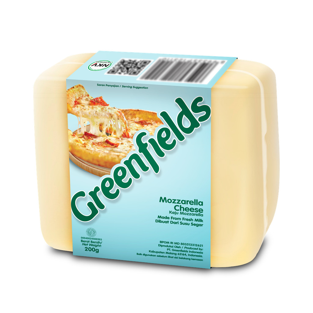 

Greenfields Mozzarella Cheese 200 gr - Keju Mozzarella