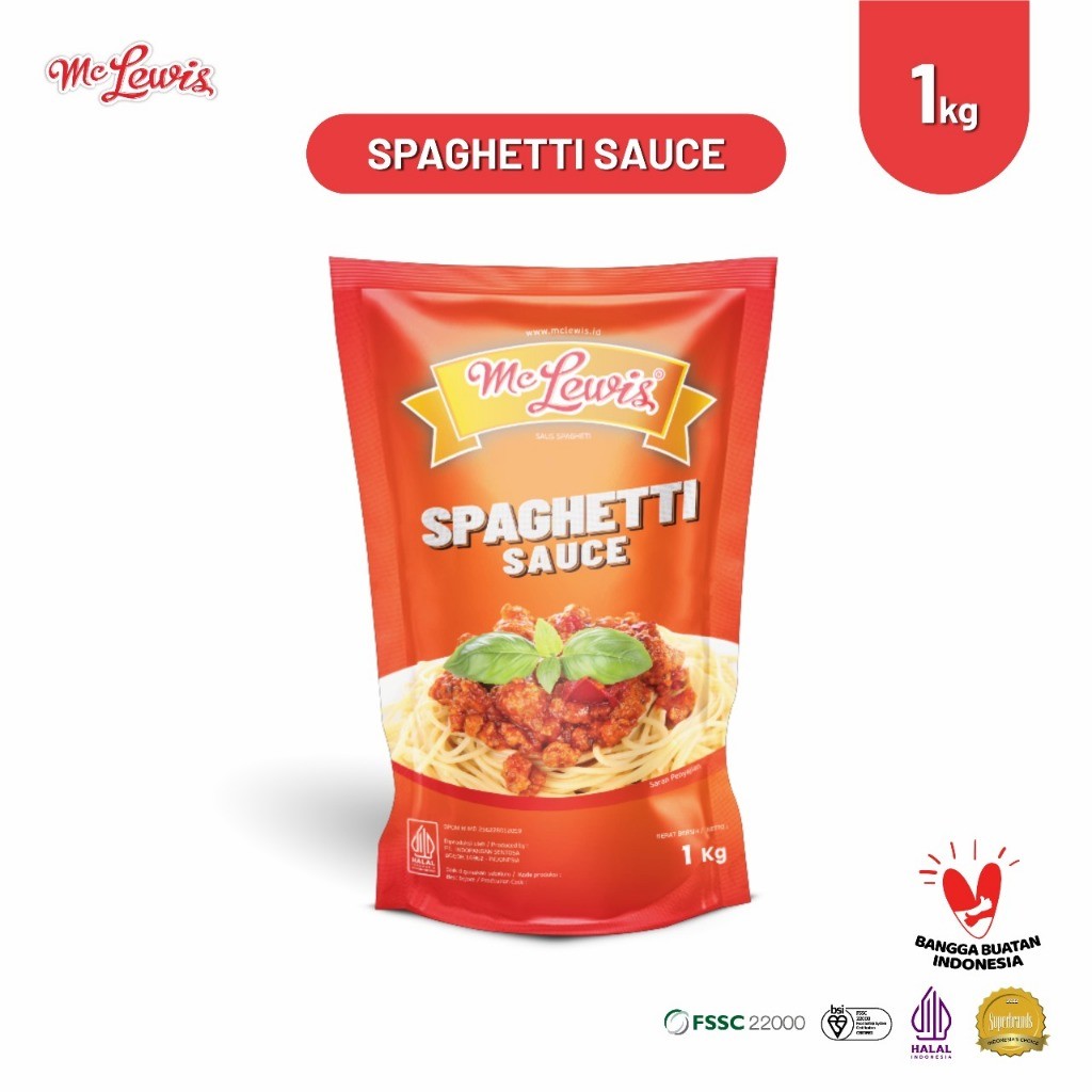

Mc Lewis Spaghetti Bolognese Sauce - 1Kg