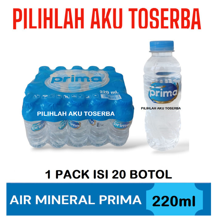 

Air Mineral Prima Prim-A Botol Super Mini 220 ml - ( HARGA 1 PACK )