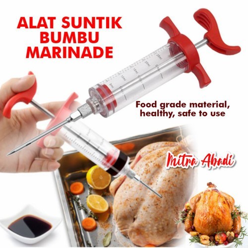 

Injektor Bumbu Daging 30ml Marinasi BBQ Seasoning Injector Suntik HC117