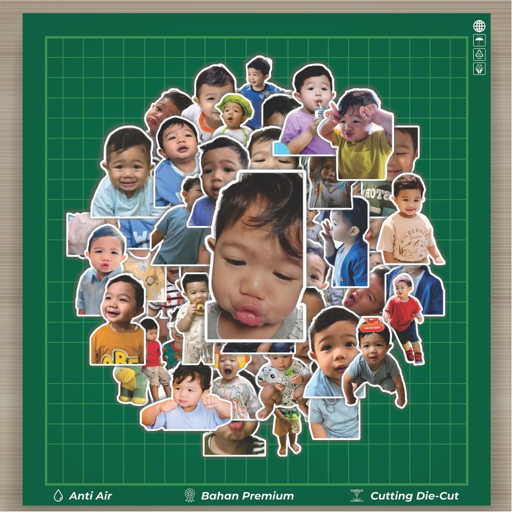 

HOT 50 PCS STIKER Stiker DAH (Baby Abe) Abe Cekut Stiker Fashion Cars Decal Dingin Kartu Album Custom Vinyl Anti Air- Sticker Aesthetic Buku Journal Koper Casing HP Tablet Laptop Helm Motor Botol Minum