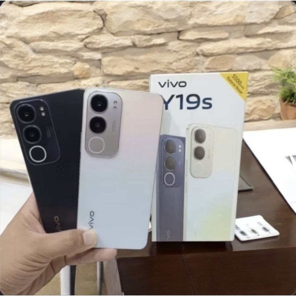hp second vivo y19s versi ram 4 64gb lengkap siap pakai