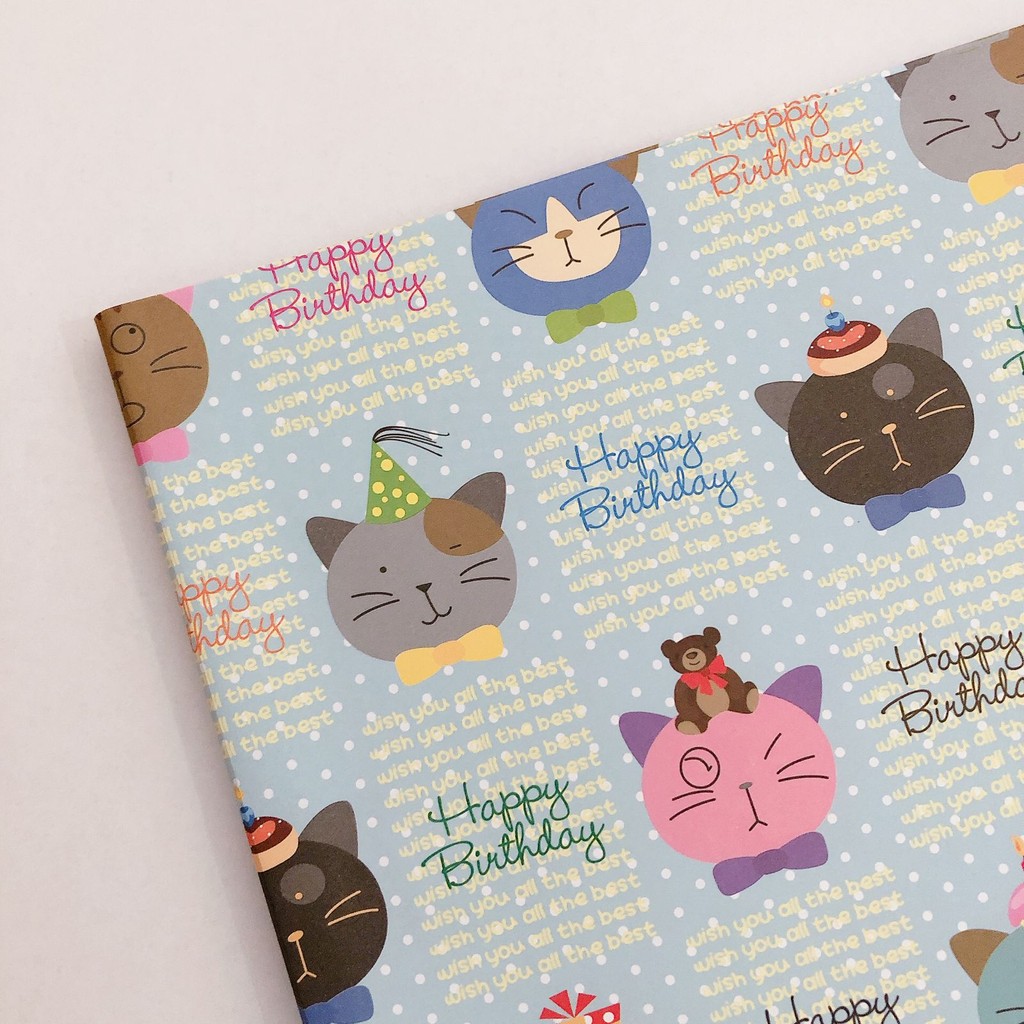 

Kertas Kado Cat Happy Birthday