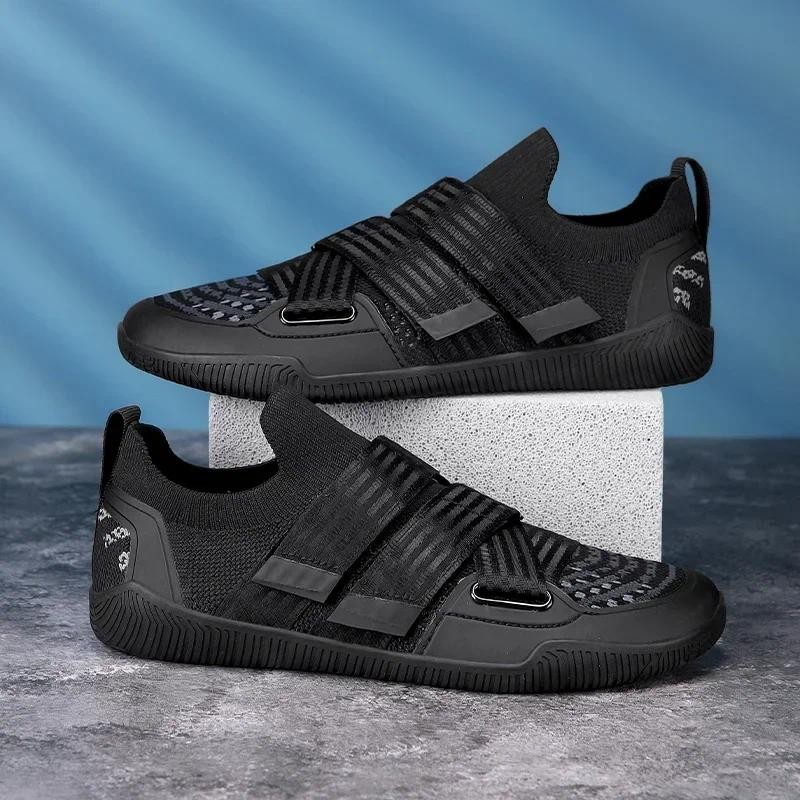 bha Training Lightweight Sneakers Unisex Weightlifting Hook and Loop Squat Shoes Couples Weight Lift