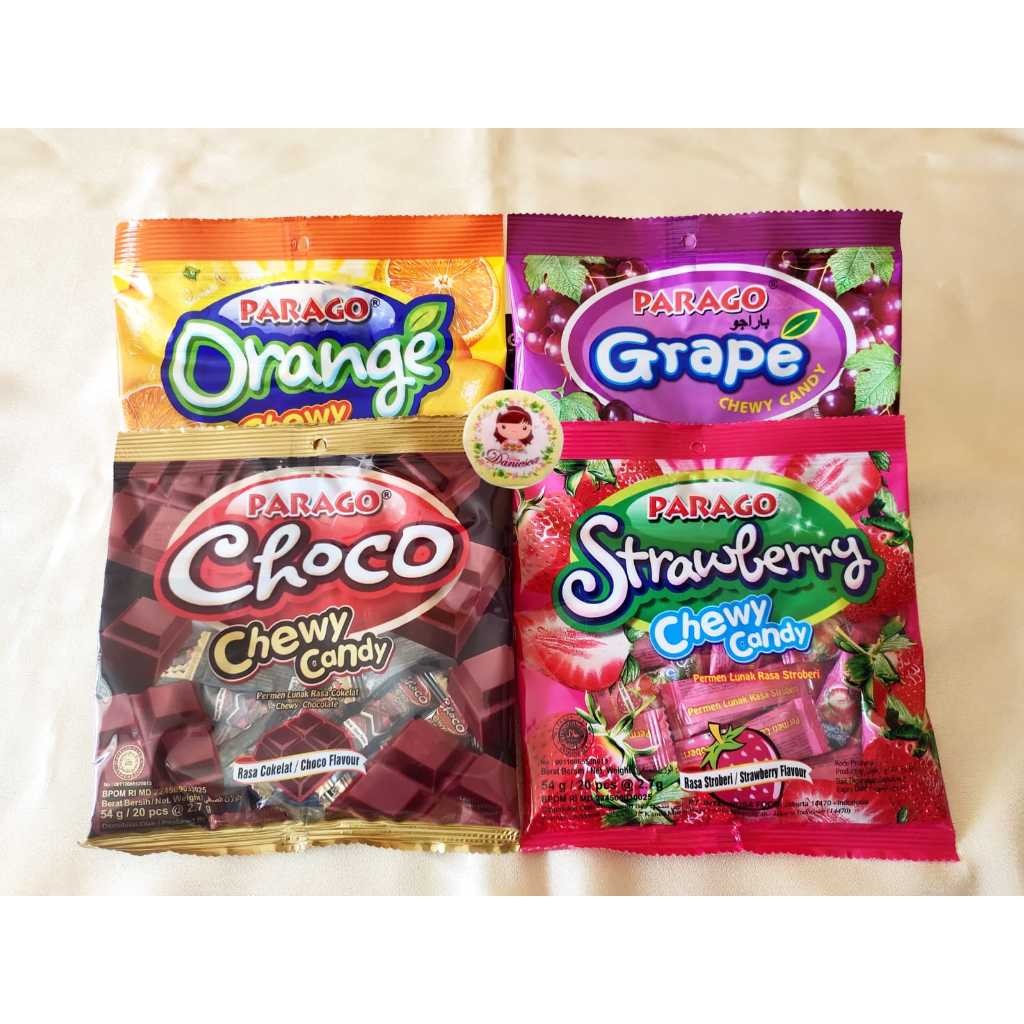 

Parago Chewy Candy Permen Lunak 50 Gr