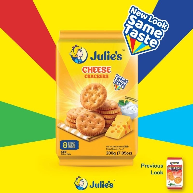 

200g Julie's Cheese Crackers / Biscuit Julies Cheese Cracker. PO ya kk