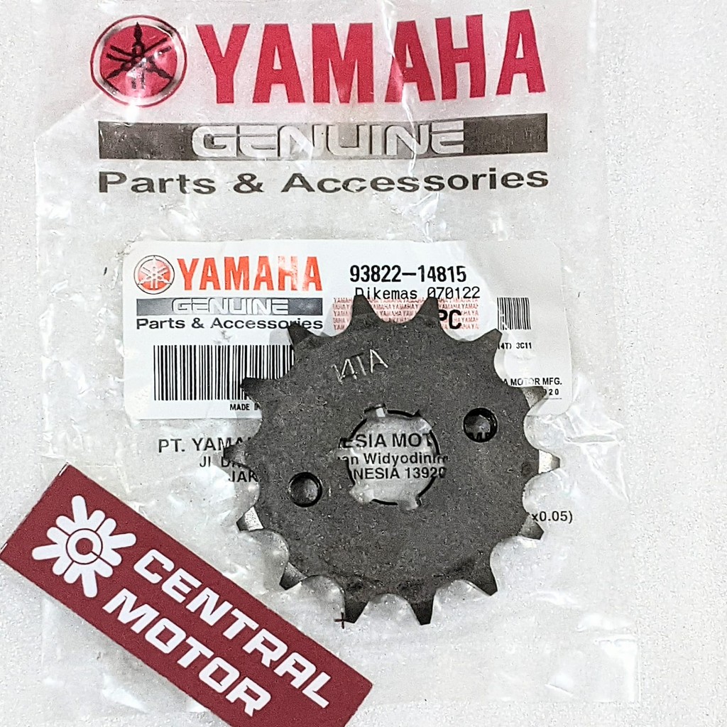 SPROCKET DRIVEN GIGI DEPAN GEAR DEPAN VIXION, NEW JUPITER MX KOPLING 93822-14815