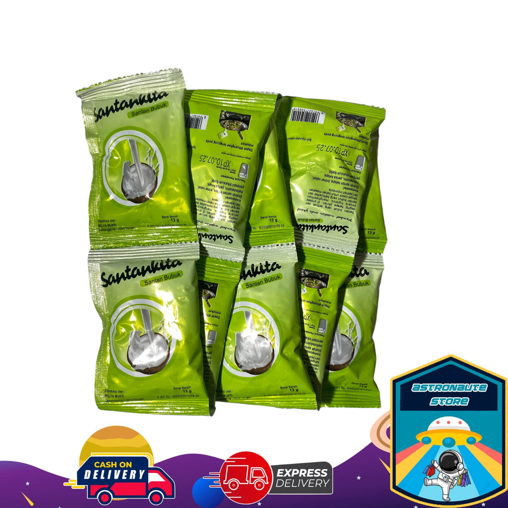 

SANTANKITA Santan Bubuk Terbaik isi 10 X 13Gr (Satu Renceng)