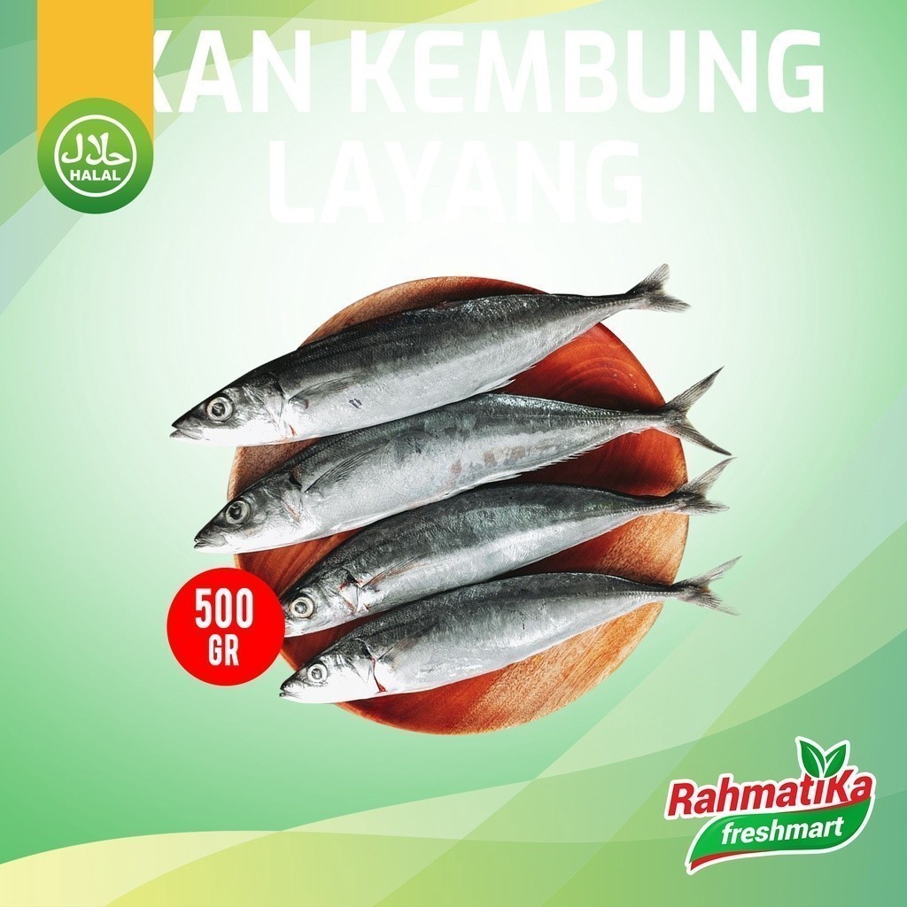 

Ikan Kembung Layang Segar 500 gr