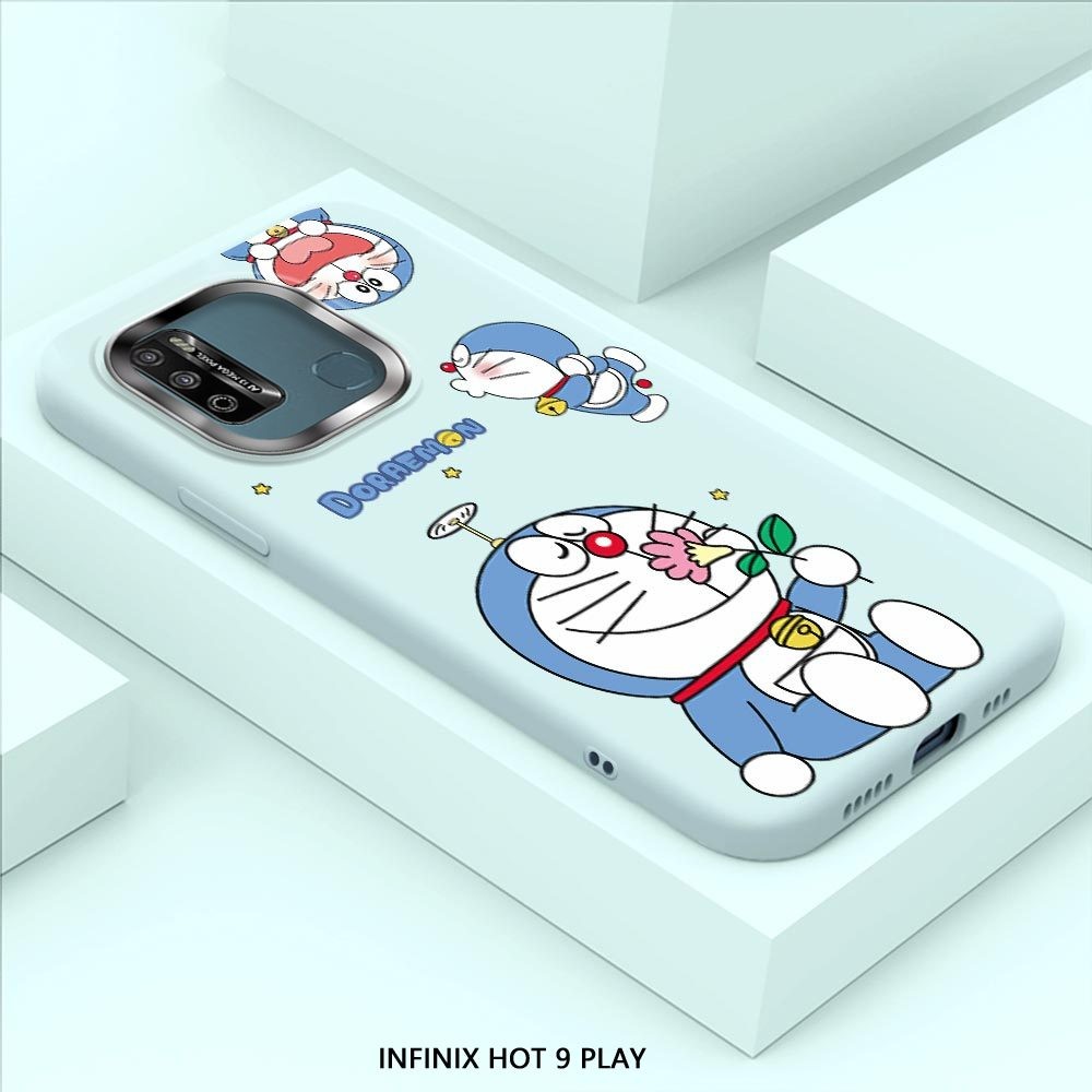 Softcase Untuk Infinix Hot 9 Play Hot 10 Play Hot 11 Play Cute Anime Cat Back Cover Case Soft Origin