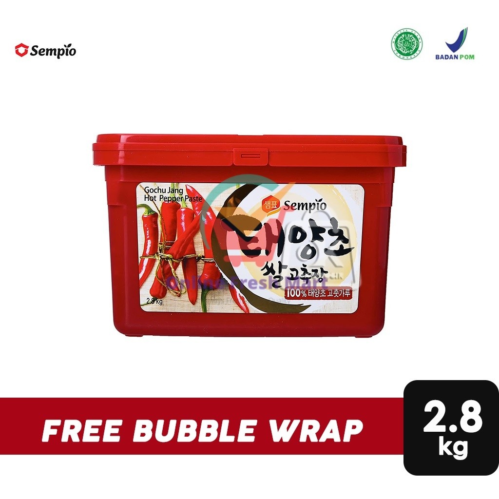 

Sempio Gochujang HALAL Hot Pepper Paste / Pasta Cabe Korea (2.8kg) - Online Fresh Mart Denpasar
