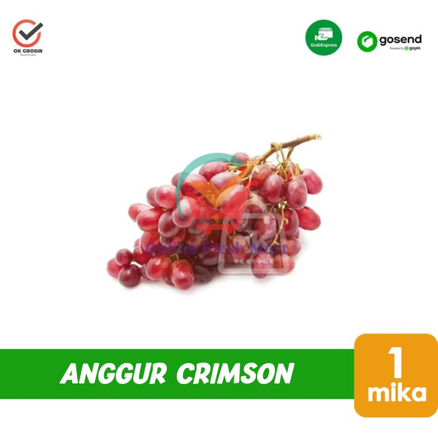 

Anggur Crimson Manis Renyah Tanpa biji (KHUSUS INSTANT) - Online Fresh Mart Denpasar