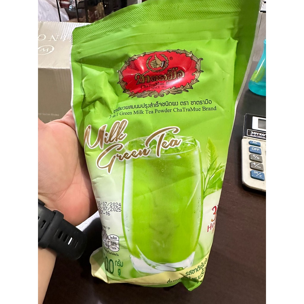 

Merakimuslimah Ready stok Chatramue Thai Milk Green Tea Instan Powder 3 in 1 500gr