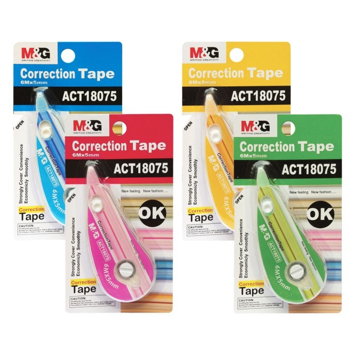 

Correction Tape Roll M&G ACT18075 Tipe Ex Roll 6mm