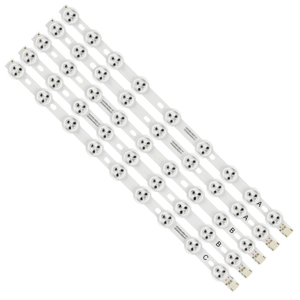 LED strip For 40" NDV REV1 TOSHIBA 40L3433DG 39PF3025D 40L3453DB 40L1333DB P40LED13 VES390UNDC-01 VE