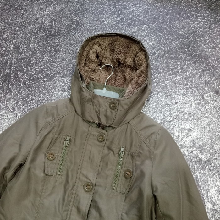 jaket parka microsh hijau army
