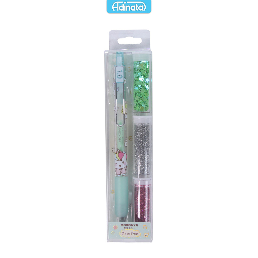 

Mokonya Glue Pen 2450-2158C Hijau / Pen / Alat Tulis - Adinata